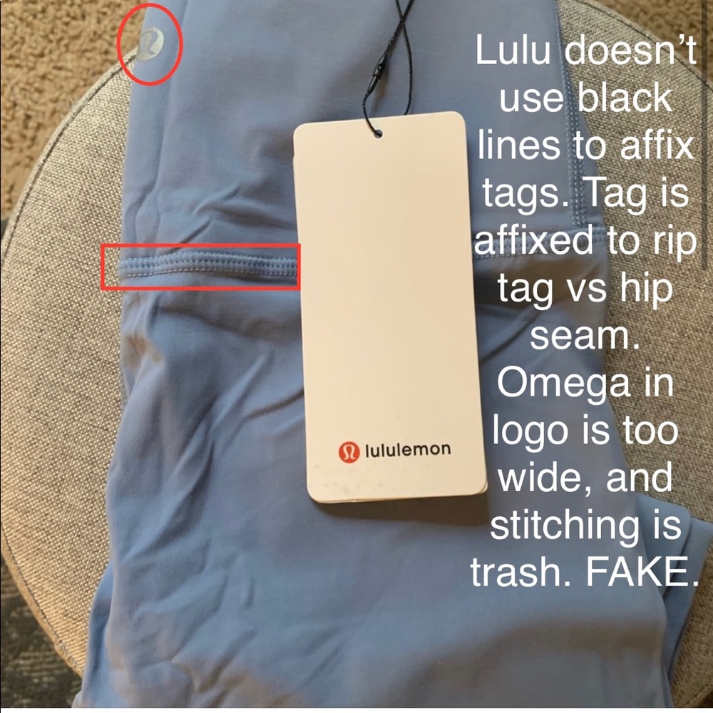How to spot fake Lululemon - Picture 8 of 12